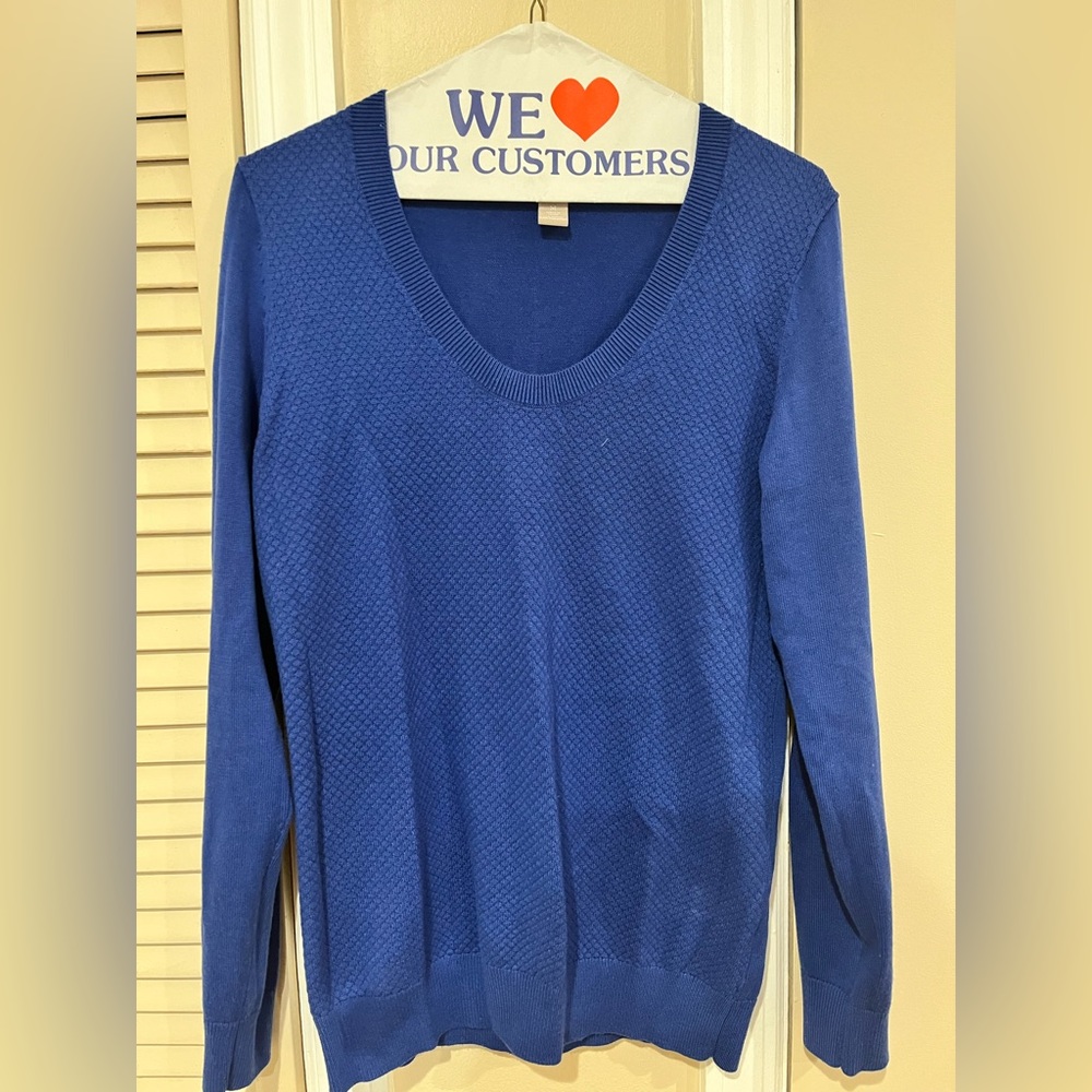 Banana Republic Cobalt Blue Sweater. Size Medium.